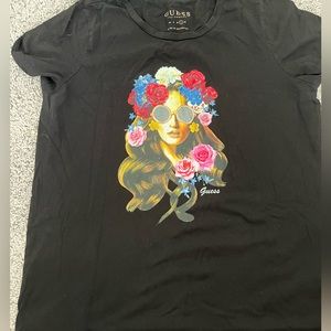 Guess Short Sleeve Black Shirt